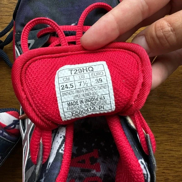 ASICS Gel Blur 33 2.0 - USA Flag Collection Women’s 7.5 - Picture 3 of 7